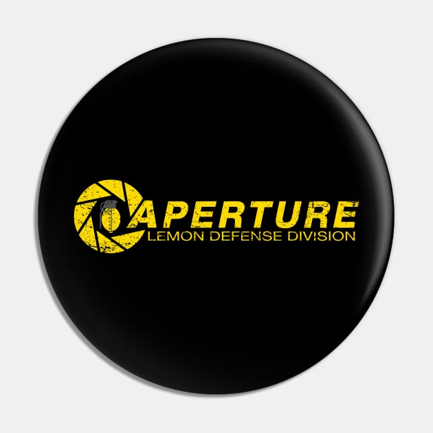 Aperture Laboratories - Lemon Defense Division Pin by R-evolution_GFX