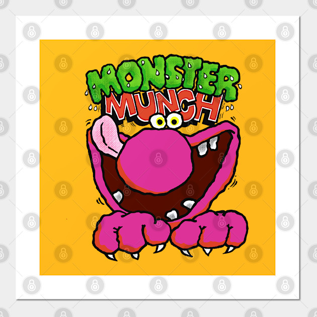 Roast Beef Monster Munch Monster Munch Affiche Et Impression D Art Teepublic Fr