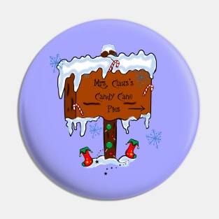 Mrs. Claus's Candy Cane Pies Pin