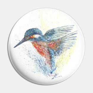 The Shroppie Kingfisher Pin