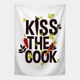 Kiss the cook Tapestry