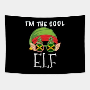 Christmas  I'm The Cool Jamaican Elf - Gift for Jamaican From Jamaica Tapestry