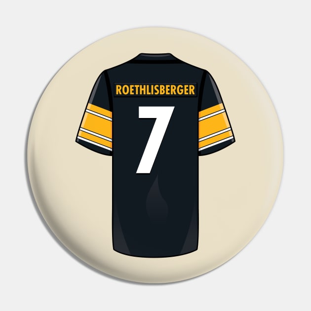 Ben Roethlisberger Jersey Pin by WalkDesigns