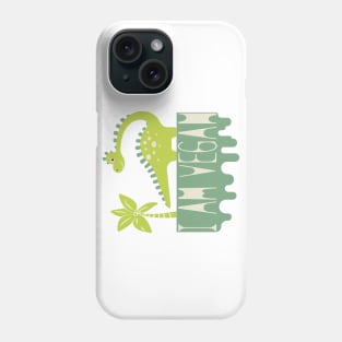 I am vegan dino Phone Case