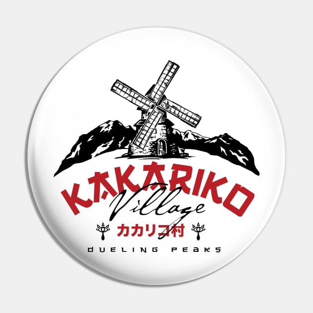 Kakariko Village Pin by MindsparkCreative