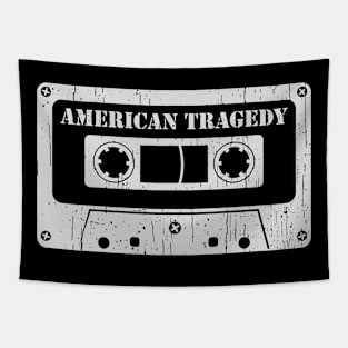 American Tragedy - Vintage Cassette White Tapestry