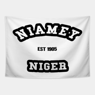🌍 Niamey Niger Africa Strong, Established 1905, City Pride Tapestry