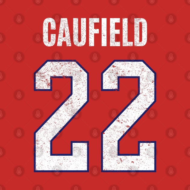 Caufield Jersey Number 22 by Ruffeli