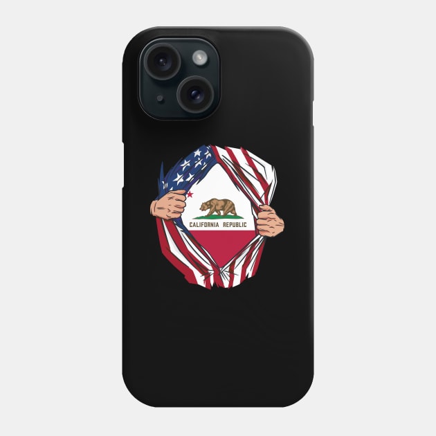 USA American Grown California Flag Phone Case by tobzz