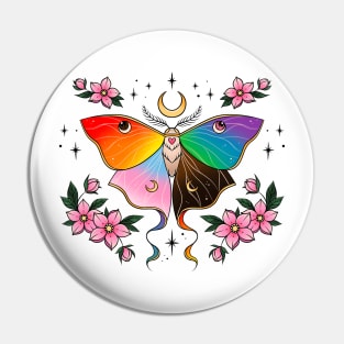 Pride Moth Pin