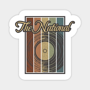 The National Vynil Silhouette Magnet