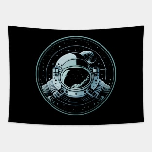 Astronaut Vector Artwork Tapestry