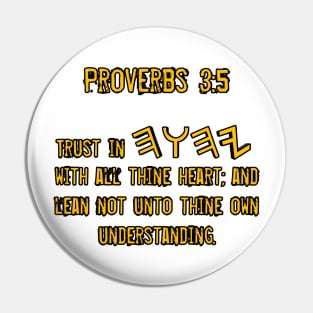 Proverbs 3:5 Pin