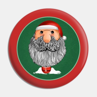 Uncle Santa Claus Pin