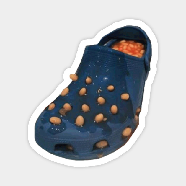 crocs with beans