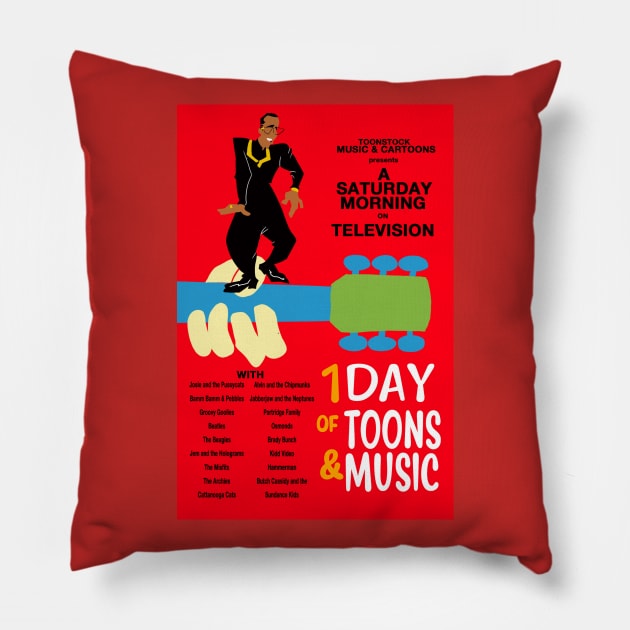Toonstock - Hammerman Pillow by TechnoRetroDads