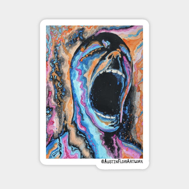 Series of Screams - Preaching Magnet by Austin Floyd Artwork