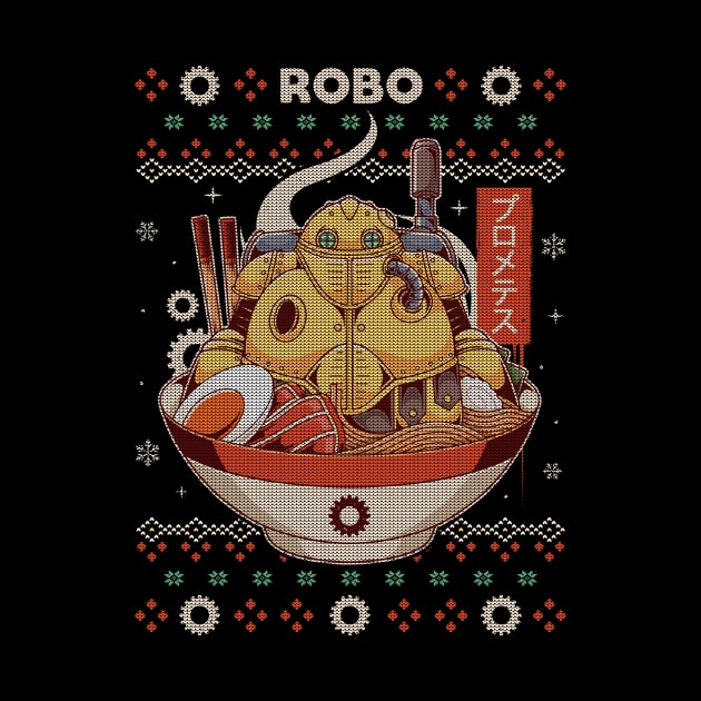 Robo Ramen Christmas by Alundrart