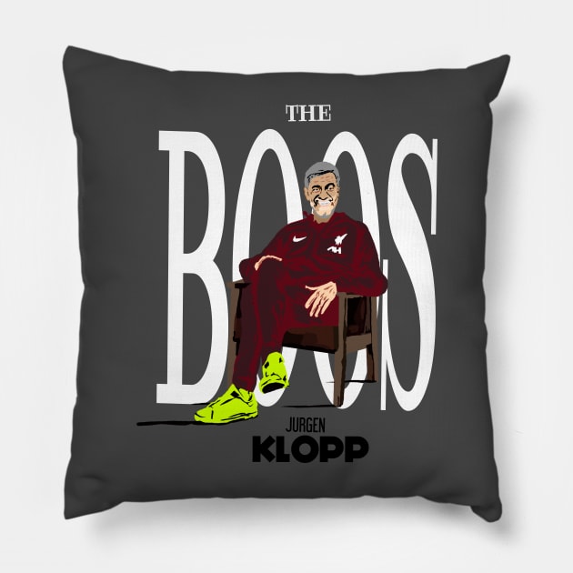 The boss Jurgen Klopp Pillow by Asepart