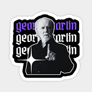 George carlin x 60s retro Magnet