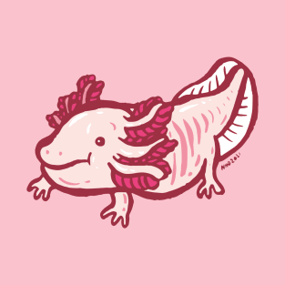 Cute pink axolotl T-Shirt