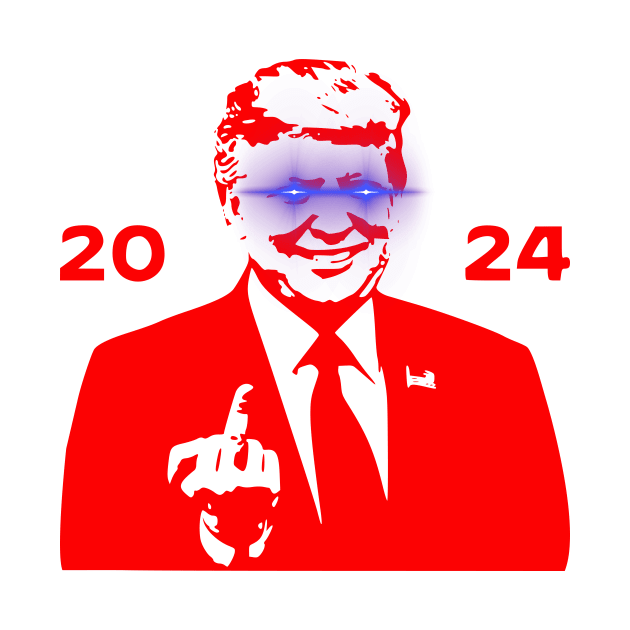 DARK TRUMP 2024 Dark Brandon Remix USA President (Red Finger) by MAR-A-LAGO RAIDERS