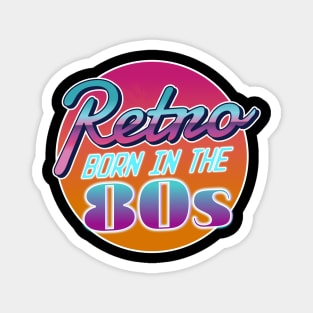 Vaporwave Aesthetic Style 80s Synthwave Retro Magnet