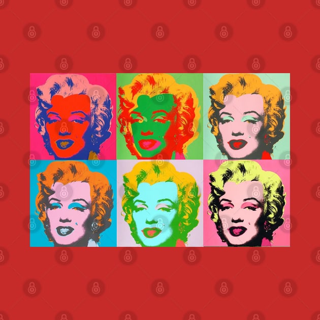 Marilyn Pop Art by Scar