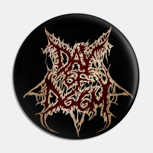 Day of Doom Logo 2 Pin by HERVEY DESIGNS