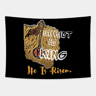 Jesus-He Is Risen inspiration tshirt Tapestry