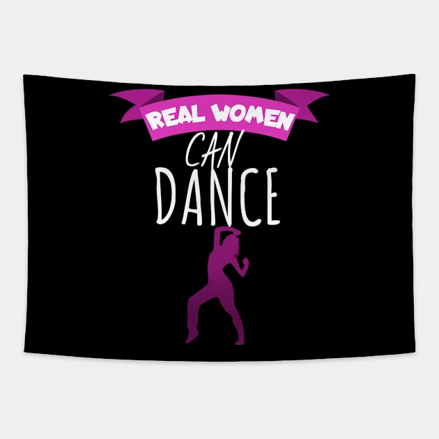 Real women can dance Tapestry by maxcode