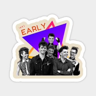 early inxs  90s style retro vintage 80s gifts Magnet