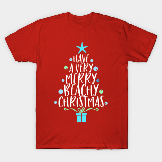 Tropical Christmas Shirt For Women Christmas Beach Vacation Have A