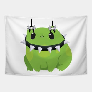 Cute Goth Frog Tapestry