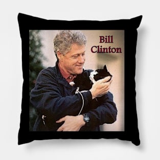 Bill Clinton and Cat Pillow