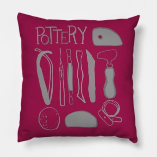 Pottery Tools Kit Pillow