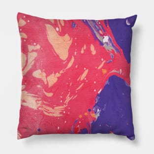 Sunset Marble Swirl Pillow