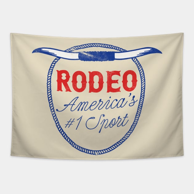 Rodeo - America's No. 1 Sport Tapestry by DankFutura