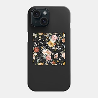 Autumn Botanical Pattern DIY Background Color Phone Case