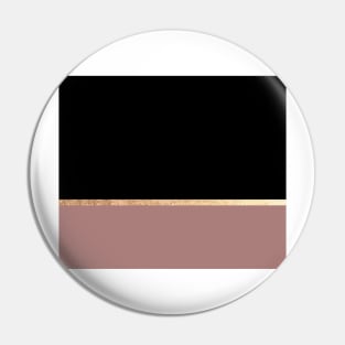 Black and gold marble II Pin