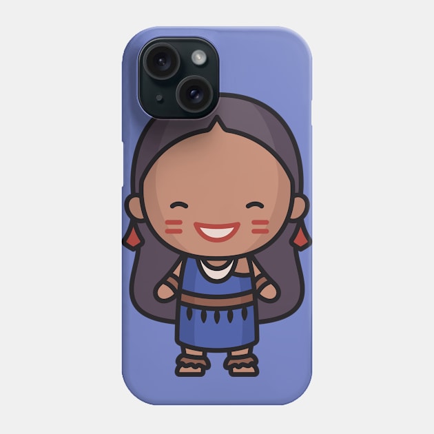 Cute Traditional Ecuadorian Girl Phone Case by SLAG_Creative