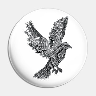 Dove (Design on Front) Pin