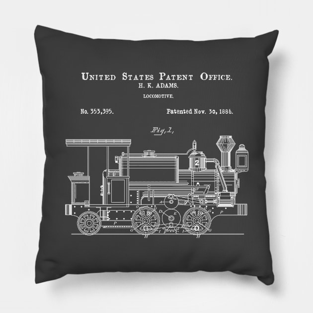 La Locomotive Pillow by Plan8