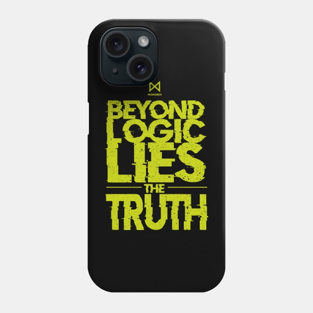 MONARCH: BEYOND LOGIC LIES THE TRUTH (GRUNGE) Phone Case by FunGangStore