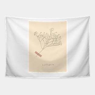 Babies breath flower Tapestry