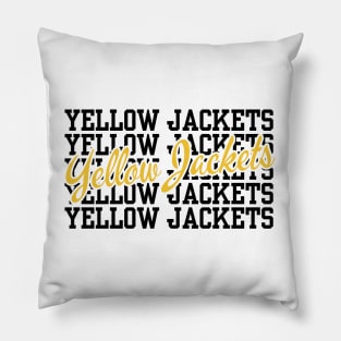 Yellow Jackets Pillow