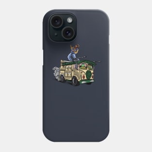 Surfing in the Turtle Van Phone Case