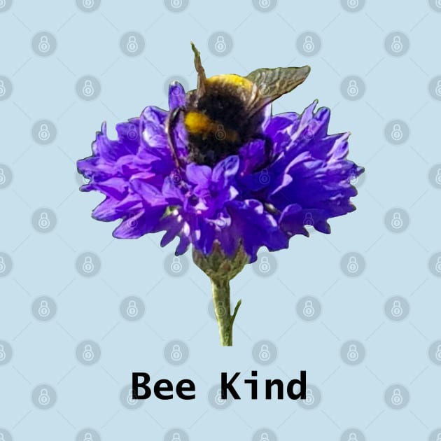 Honey Bee says Bee Kind for Positivity by ellenhenryart