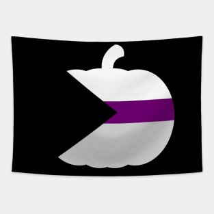 Halloween Pumpkin LGBT Flag Demisexual Tapestry