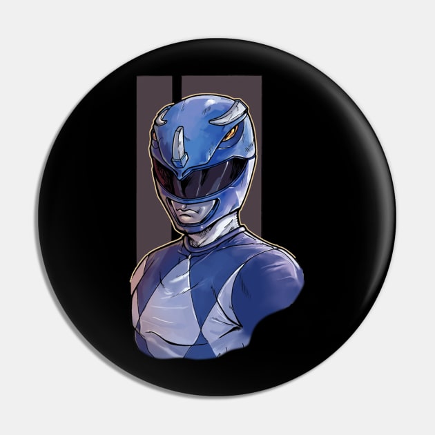 The Blue Ranger Pin by AdventureWizardLizard